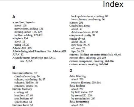 Index and Abstract