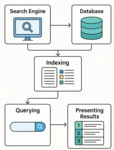 How Online Information Retrieval Works in Terms of Search Engines and Databases