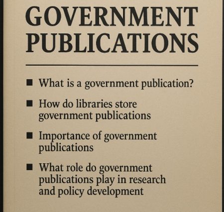 What are Government Publications