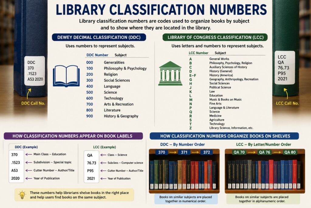 Understanding Library Classification Numbers : Library & Information ...