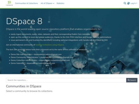 Dspace 8.0 Home