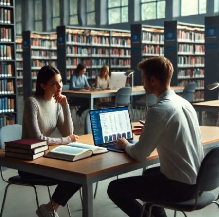 What is a Reference Consultation in a Library Setting