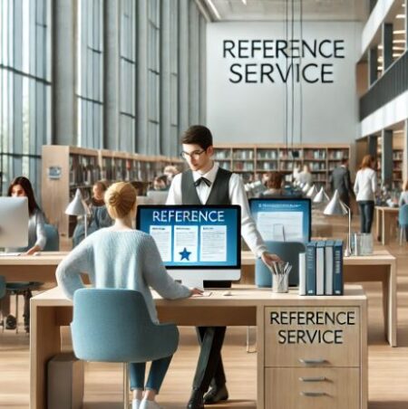 Who Provides Reference Services in a Library, and What Qualifications Do They Have