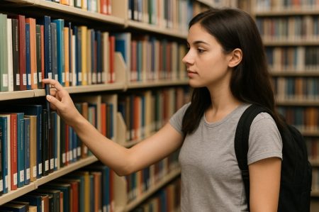 How do classification numbers guide users in finding materials on shelves