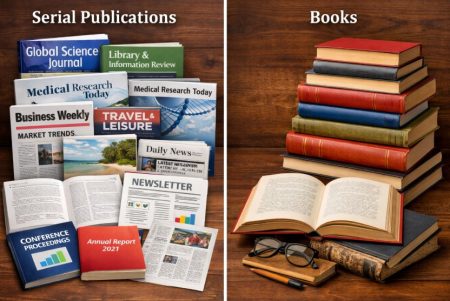 Difference Between Serial Publications and Books