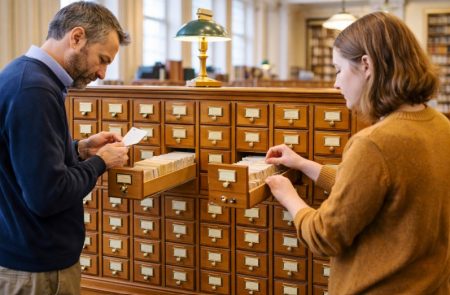 Library Card Cabinets: An Essential Tool of Traditional Cataloging Library Card Cabinet