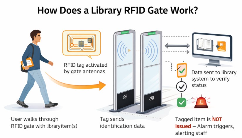 How Does a Library RFID Gate Work