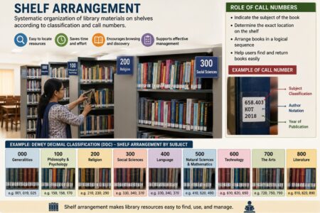 Shelf Arrangement in a Library