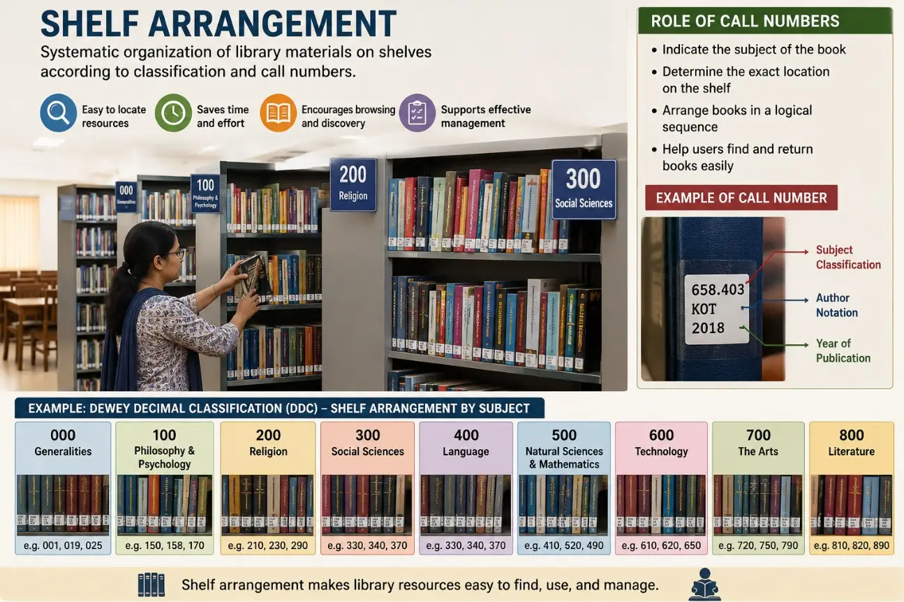 Shelf Arrangement in a Library