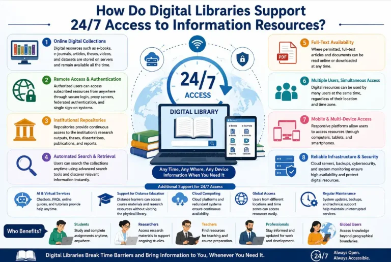 How Do Digital Libraries Support 24 7 Access to Information Resources