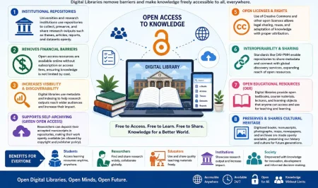 How Do Digital Libraries Support Open Access to Knowledge