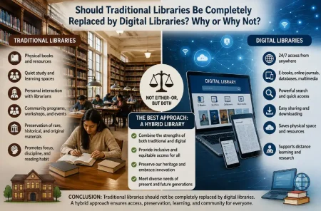 Should Traditional Libraries Be Replaced by Digital Libraries